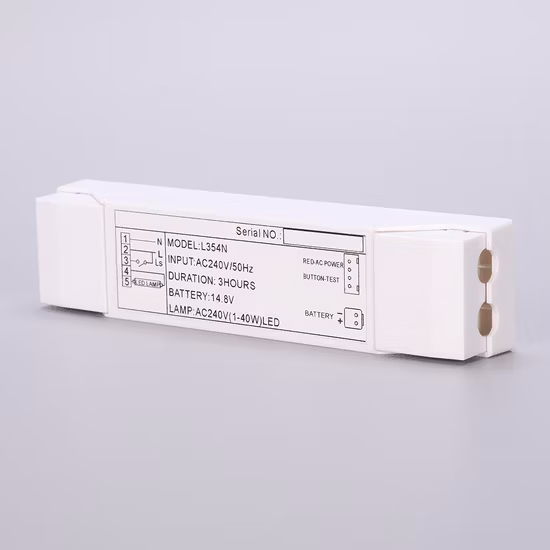 Комплект для переоборудования аварийного драйвера светодиодной противопожарной аккумуляторной батареи для всех светодиодных ламп